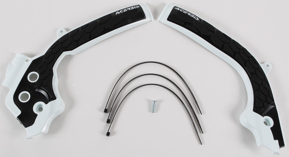 Acerbis 2449531035 X-Grip Frame Guard - White/Black