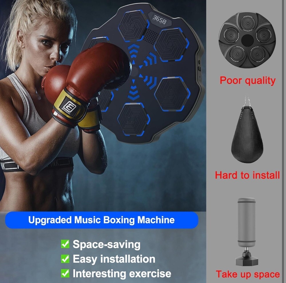 Second Generation Smart Music Boxing Target，Music Boxing Machine