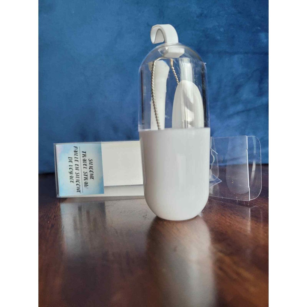 Travel Silicone Straw, Portable, Compact