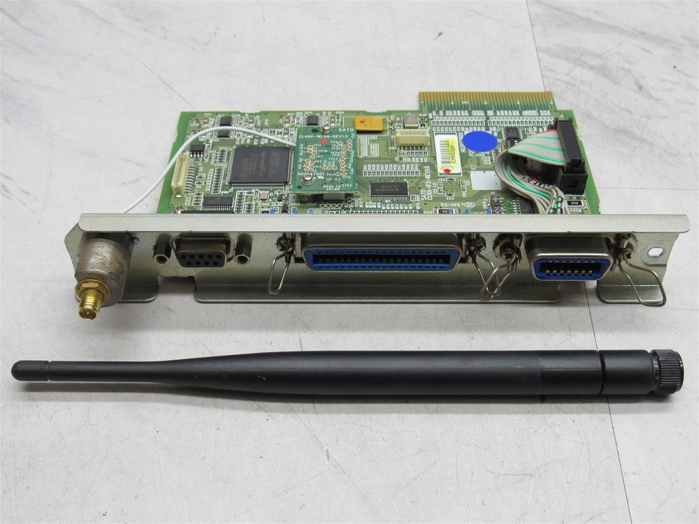 SATO CL4NX Plus Printer Wireless Parallel Serial Interface Card CLNX-IF2-REV1.0