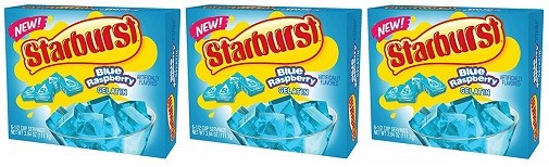 Starburst Blue Raspberry Gelatin 3 Pack