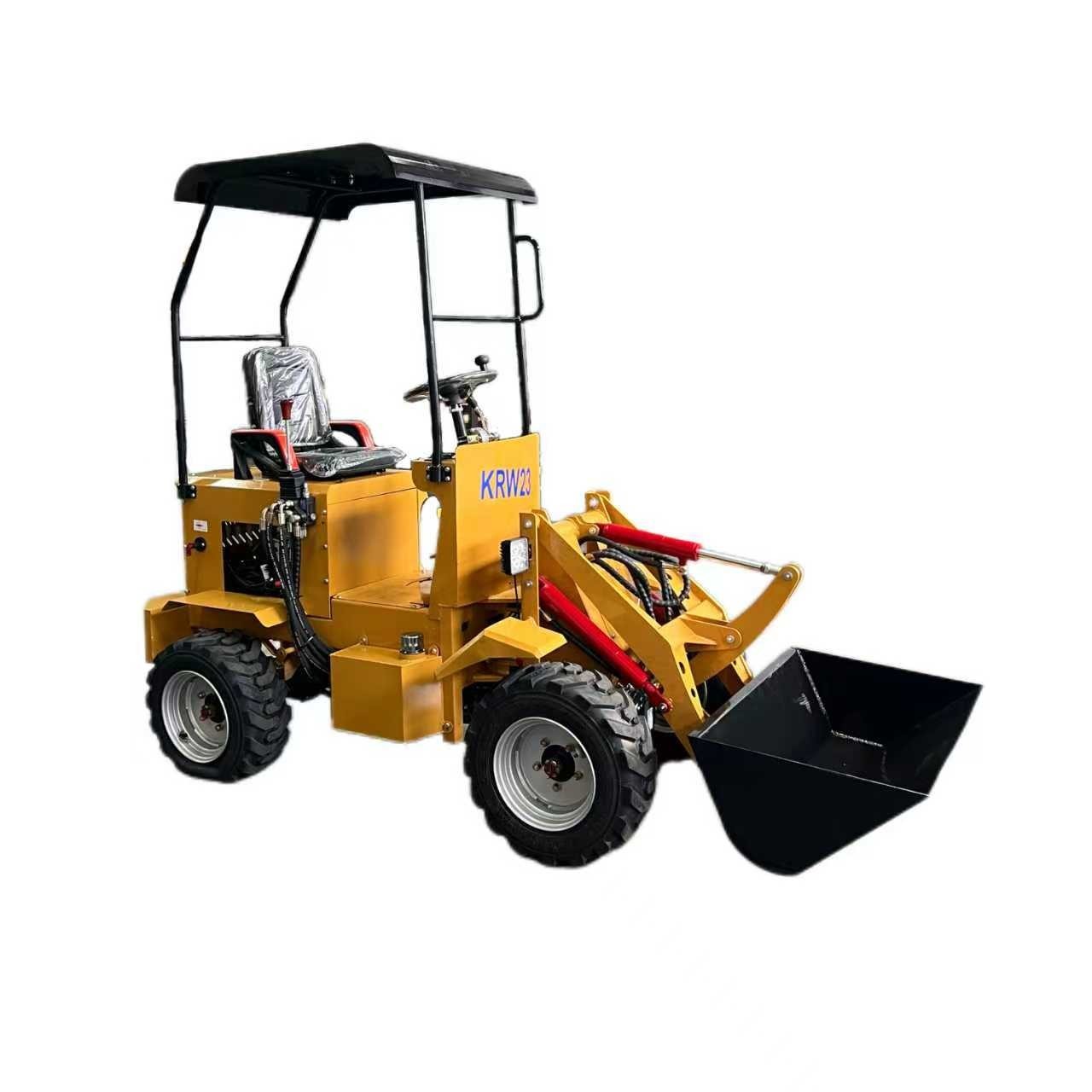 AGT Mini Skid Compact Loader 23HP RATO Gasoline with Bucket