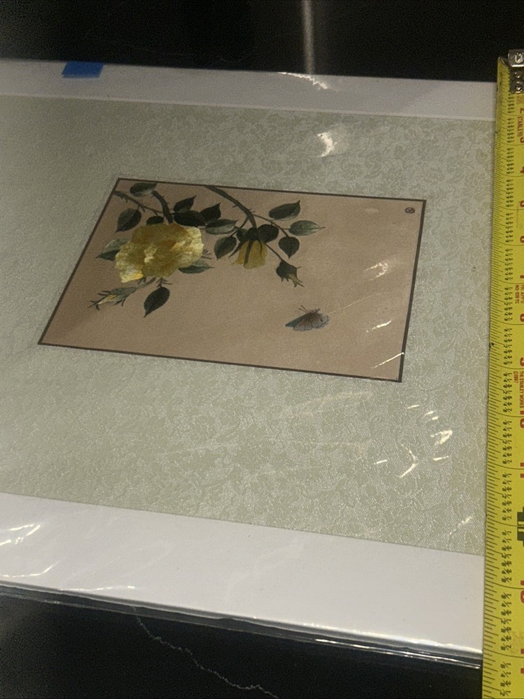 Yans Silk Floral Embroidered Handmade Art