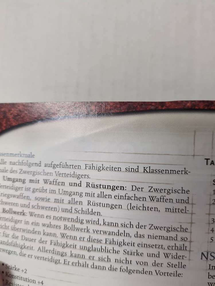 German Dungeons And Dragons Preview DM Sheet