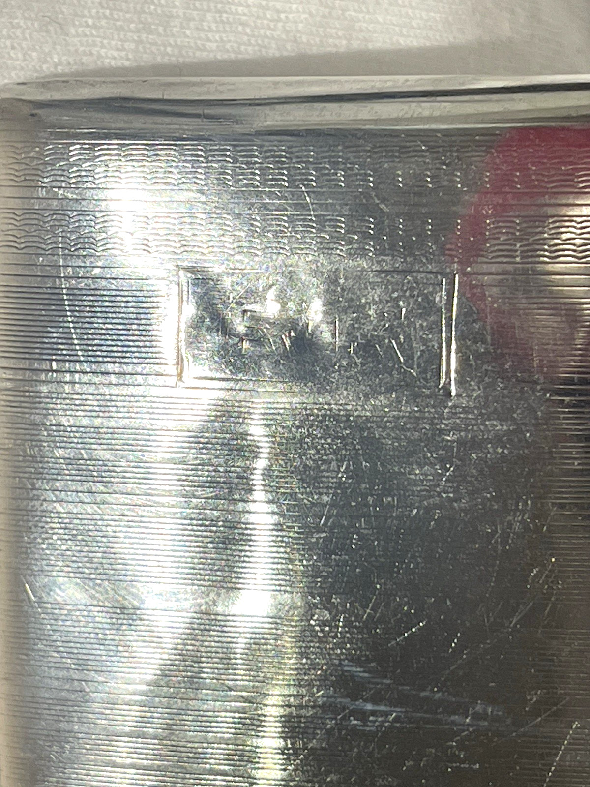 Sterling Silver Cigarette Case ~ 100.1 Grams☚☚☚☚👀