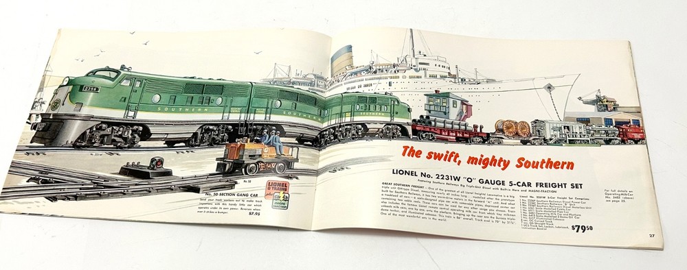 Postwar Lionel 1954 Consumer Catalog C7