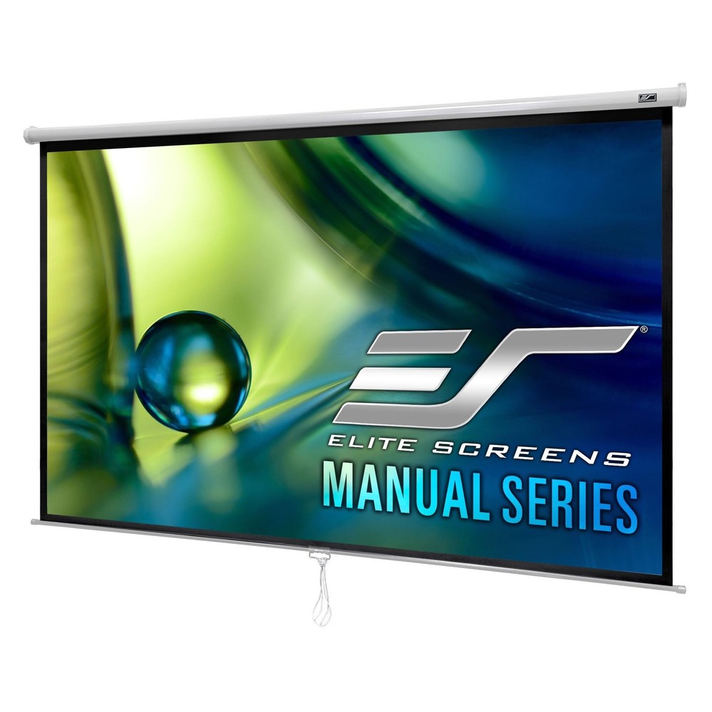 Elite Screens Manual Series, 120-INCH 16:9, Pull Down Manual Projector Screen...