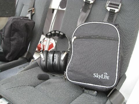 SkyLite Aviation GA Pilot Headset Protection Carry Bag (Extra-Thick Padding)