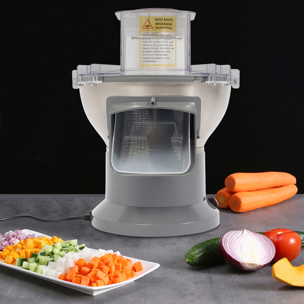 Electric 4-in-1 Vegetable Chopper Fruit Processor Dice Slice Shred Strip Cutter