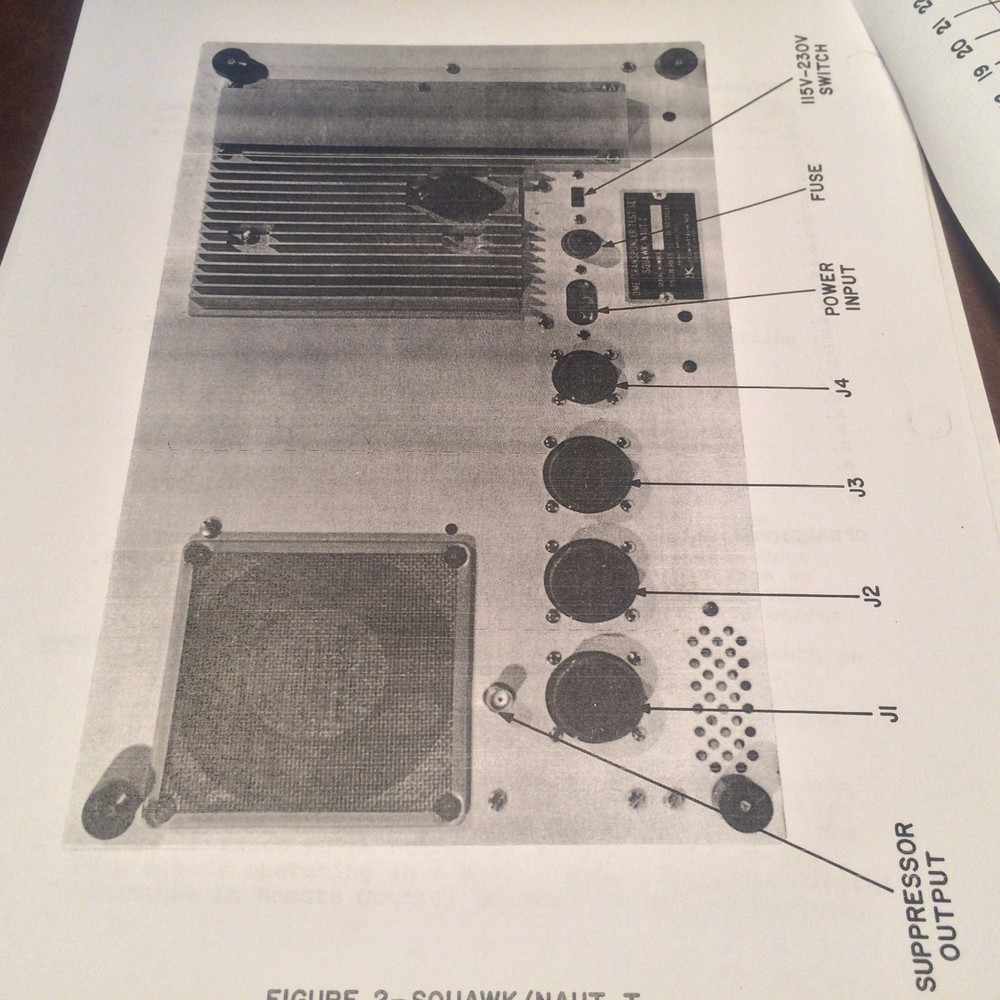 Kustom Squawk/Naut I Transponder DME Test Set Operator Instructions