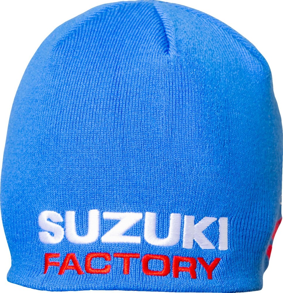 D'Cor Visuals Suzuki Factory Beanie Hat Blue