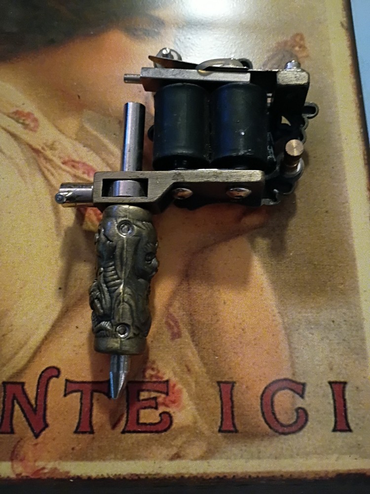 Tattoo Machine Skull Skeleton Roller Tattoo Machine...BQ.....