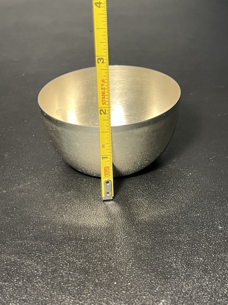 F.B. Rogers 1960s Silver Plate Revere-Style Nut Candy Salt Bowl, 3x1.75”