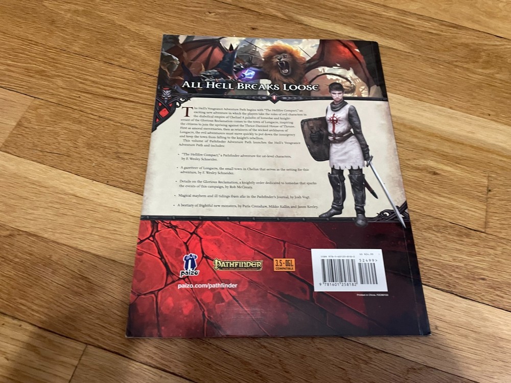 Pathfinder RPG The Hellfire Compact Hell's Vengeance
