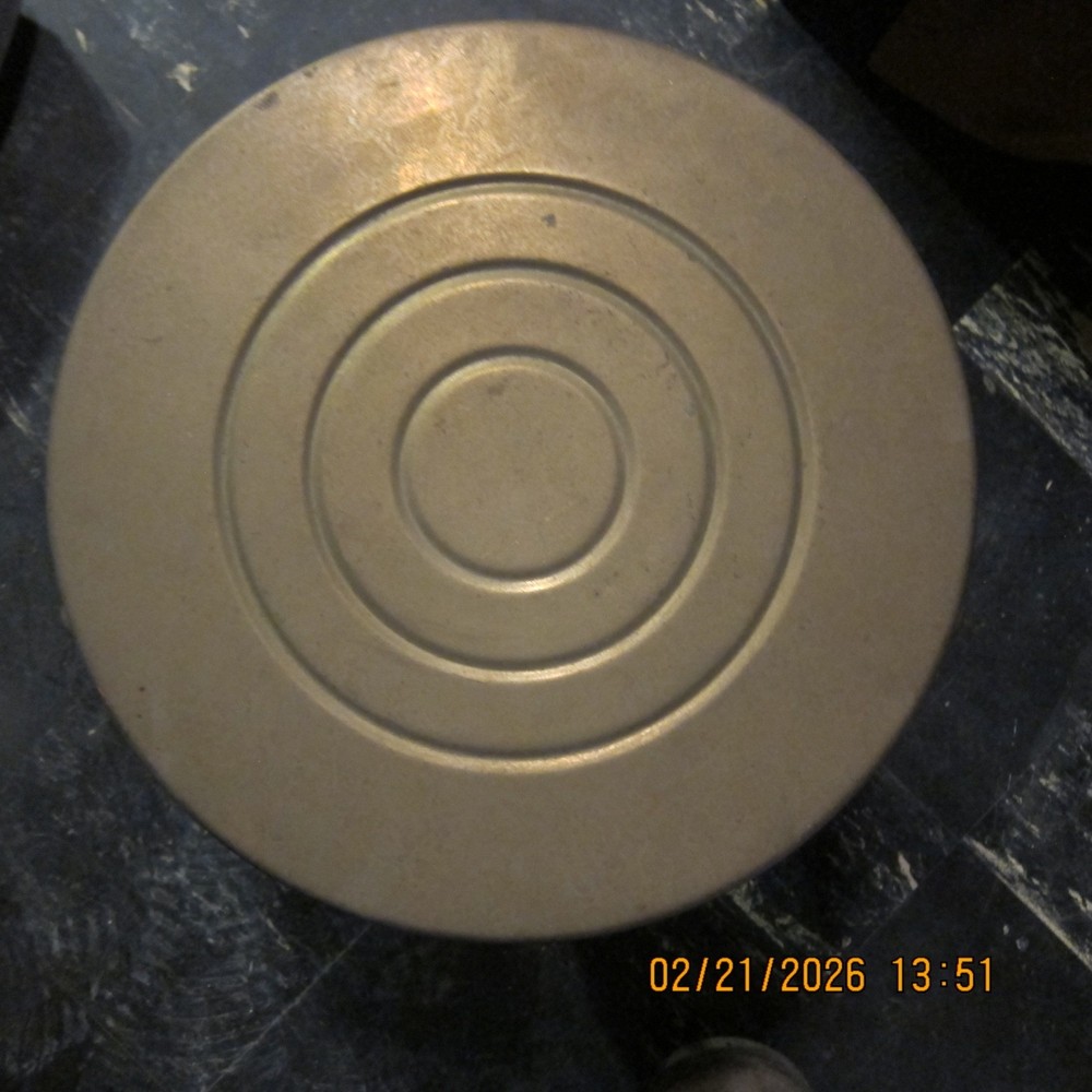 BRASS DRUM TABLE HOLLYWOOD REGENCY