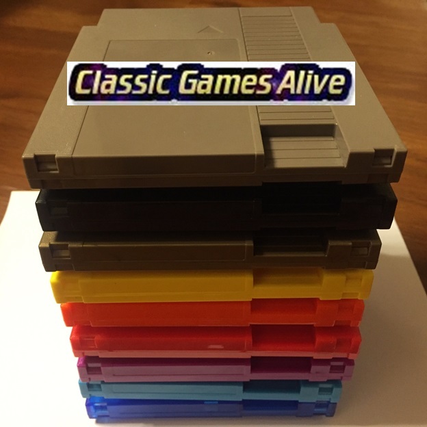 NES Replacement Case Cart Shell - Transparent COLOR, Gold, Sliver (Raspberry Pi)