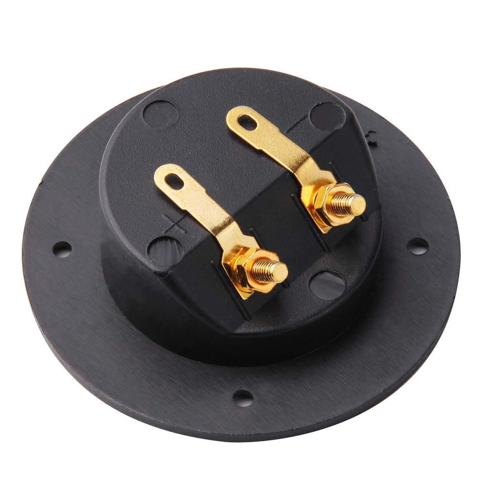5Pk Speaker Box Terminal Cup 3" 2-Way Spring Loaded Jacks Speaker Wire Connector