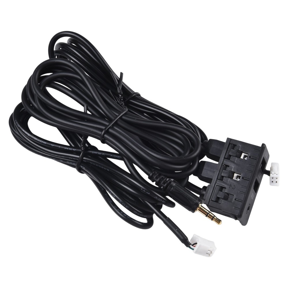 User Friendly Car Dashboard USB AUX Panel Interface Extension Adapter and Use