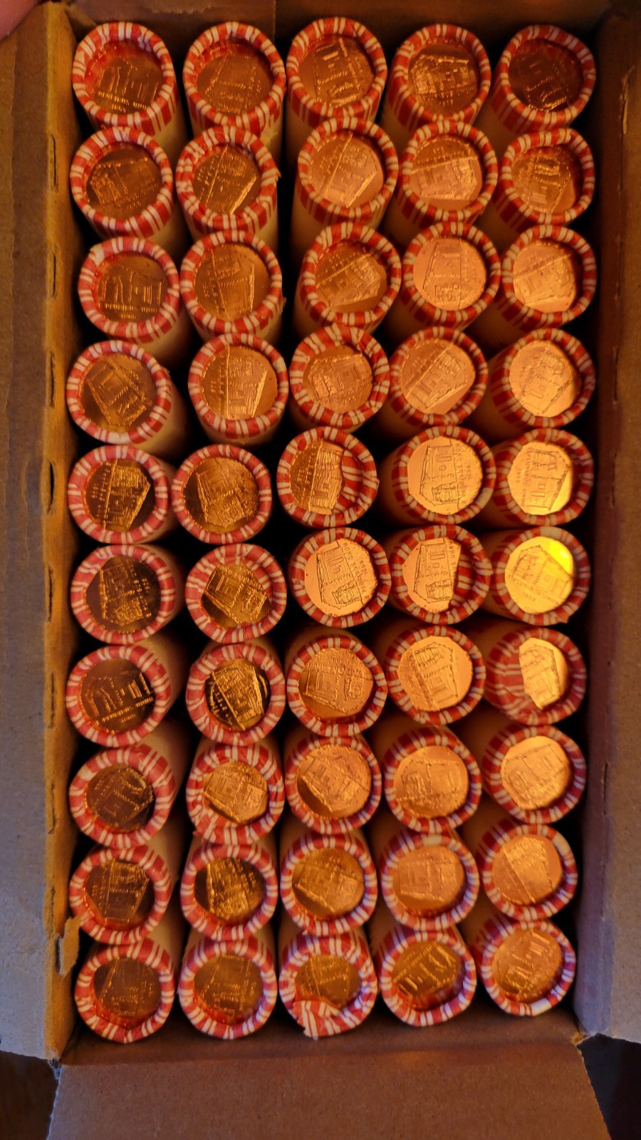 2009 Uncirculated LP-1 Early Childhood Lincoln Cent 5 BU ROLLS From Bank Box P/D