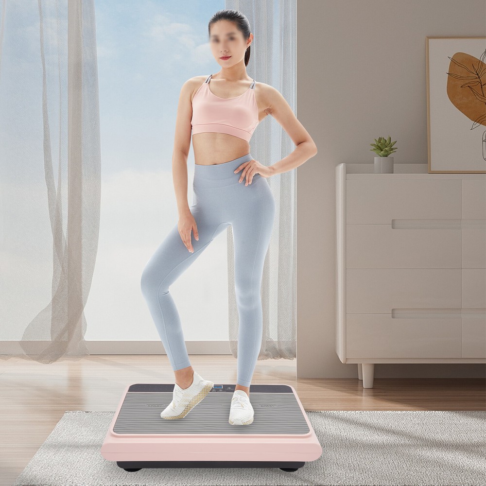 Fitness Vibration Plate Exercise Machine Body Workout Vibrate Training Platform