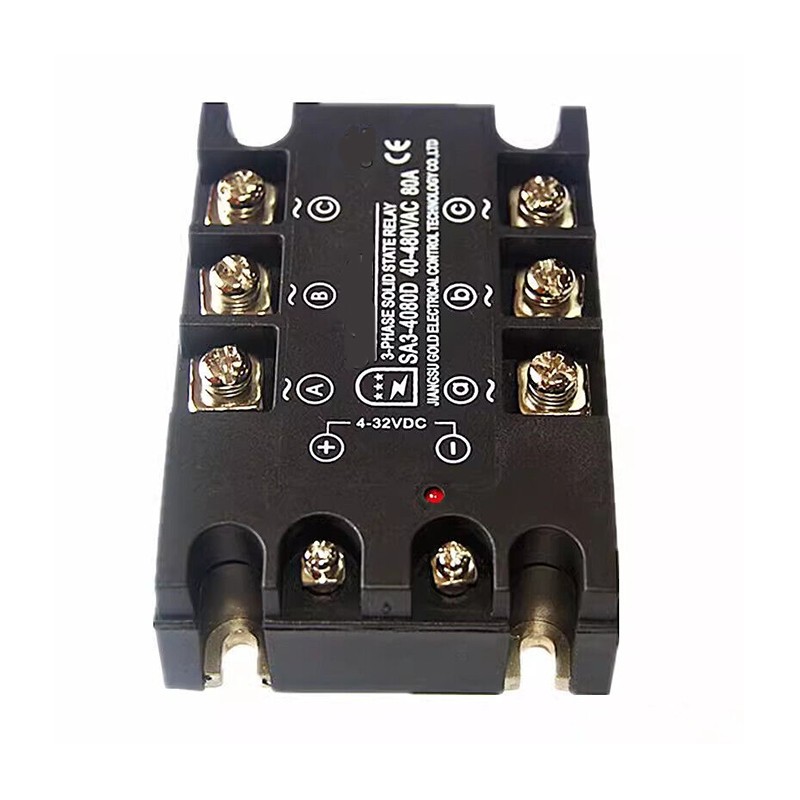 New For SA3-4080D/SA34080D 80A 40-480V 3-phase Solid State Relay