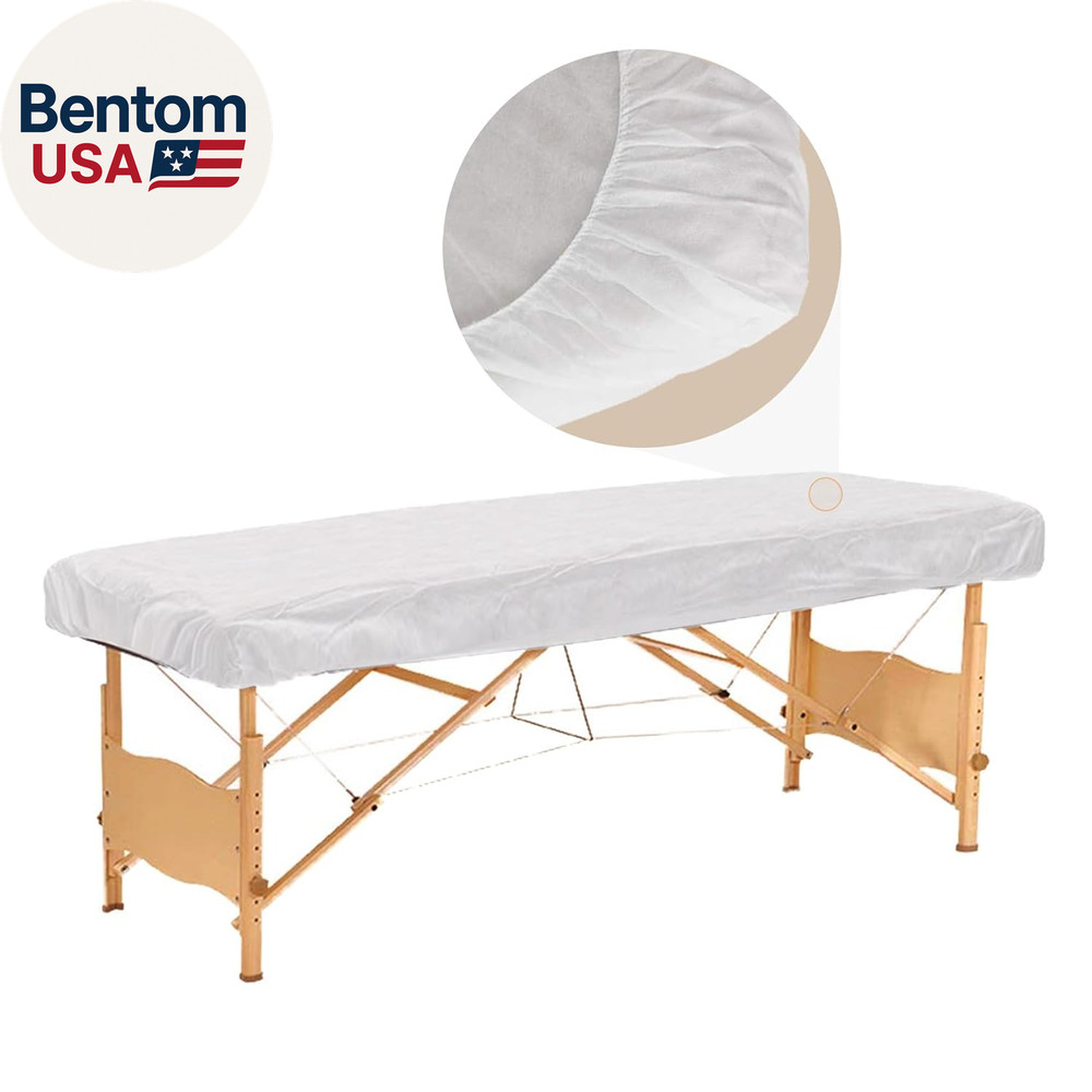 30PCS Disposable Fitted Massage Table Sheets, Heavy Duty Elastic Disposable Bed