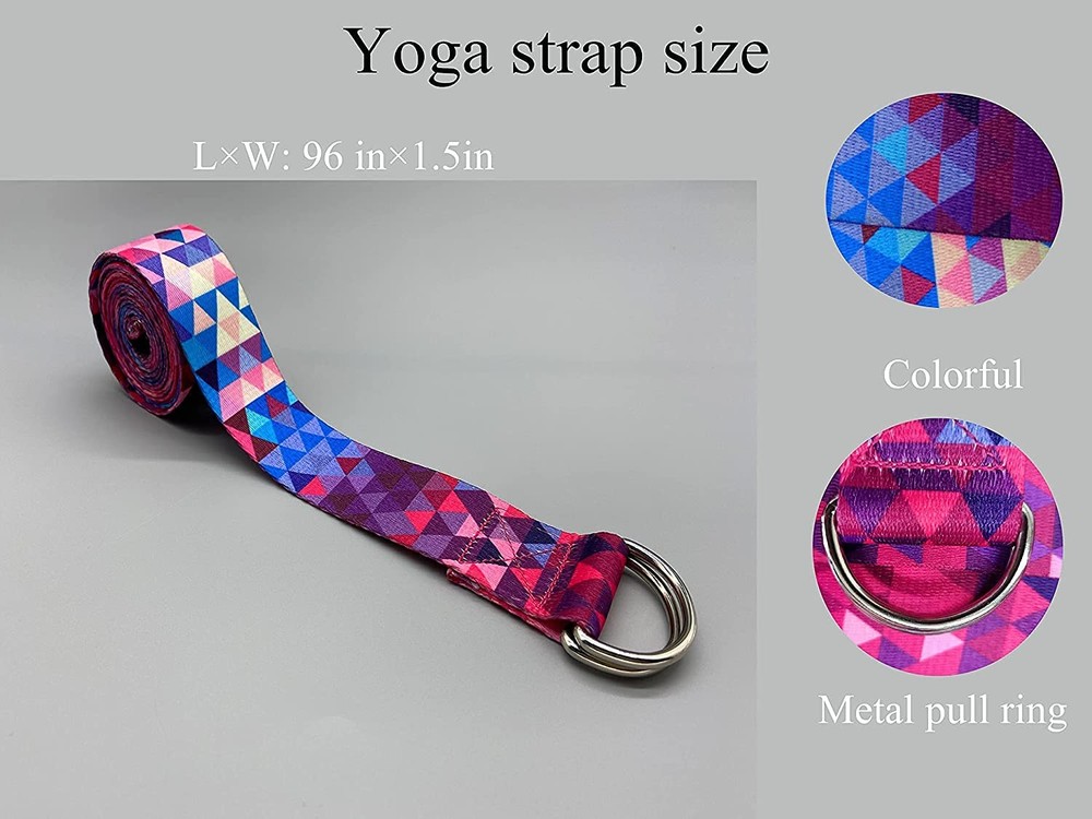 "13"" Yoga Wheel with Step-by-Step Guide for Stretching & Backbend Poses"