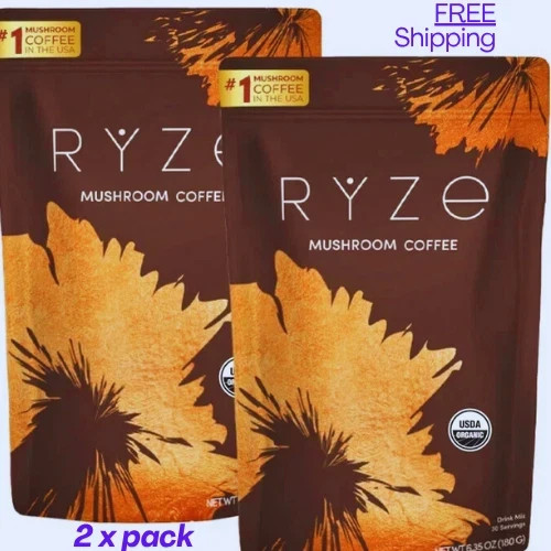 2 Pack Mushroom Coffee 100% Authentic FREE SHIPPING
