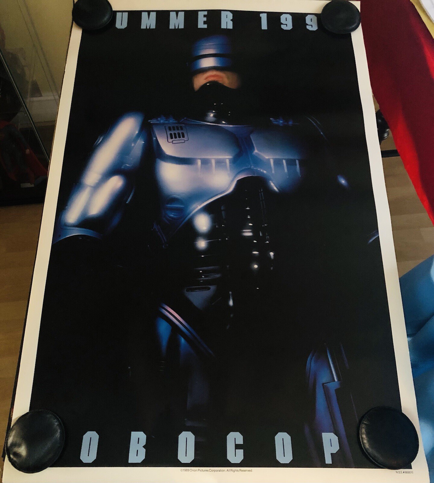 ROBOCOP 2 Original Double Sided Movie Poster DS 27X41 Peter Weller TEASER VSN
