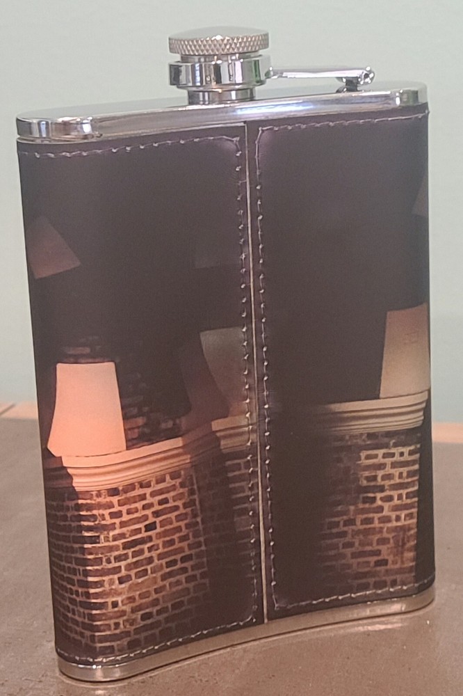 Ghost: Meliora 8 oz flask custom made NEW