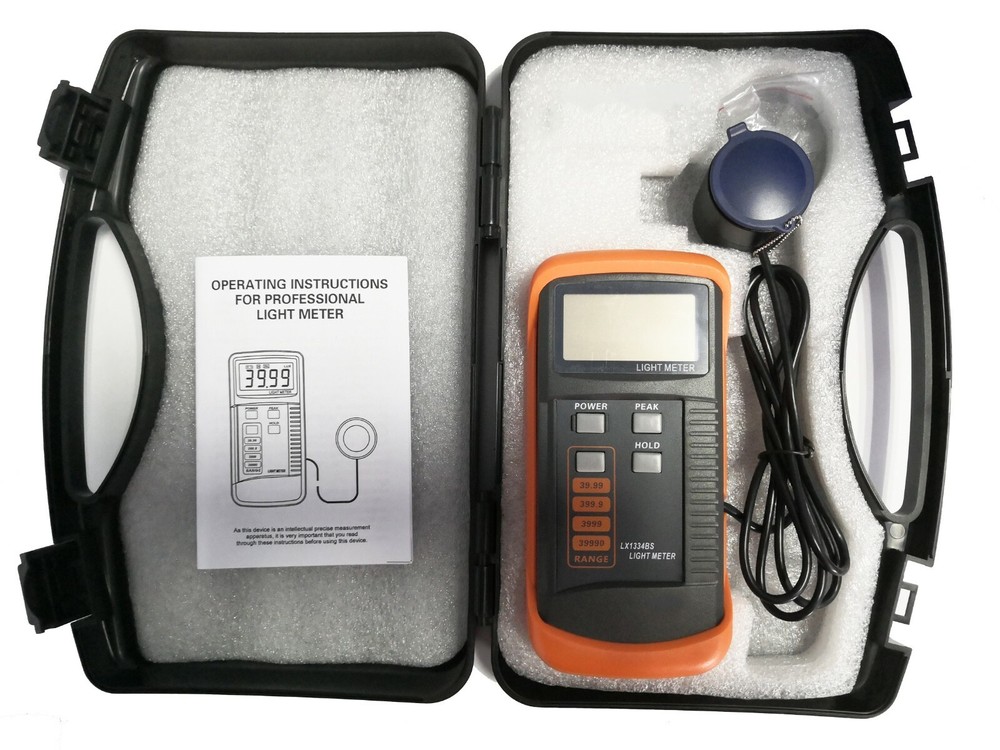 Digital Light Meter Luxmeter Visible Light Tester for Dim Light