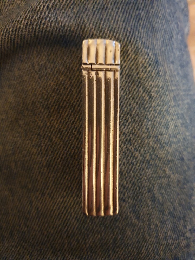 Dunhill Solid Sterling Silver Rollboy Petrol Lighter