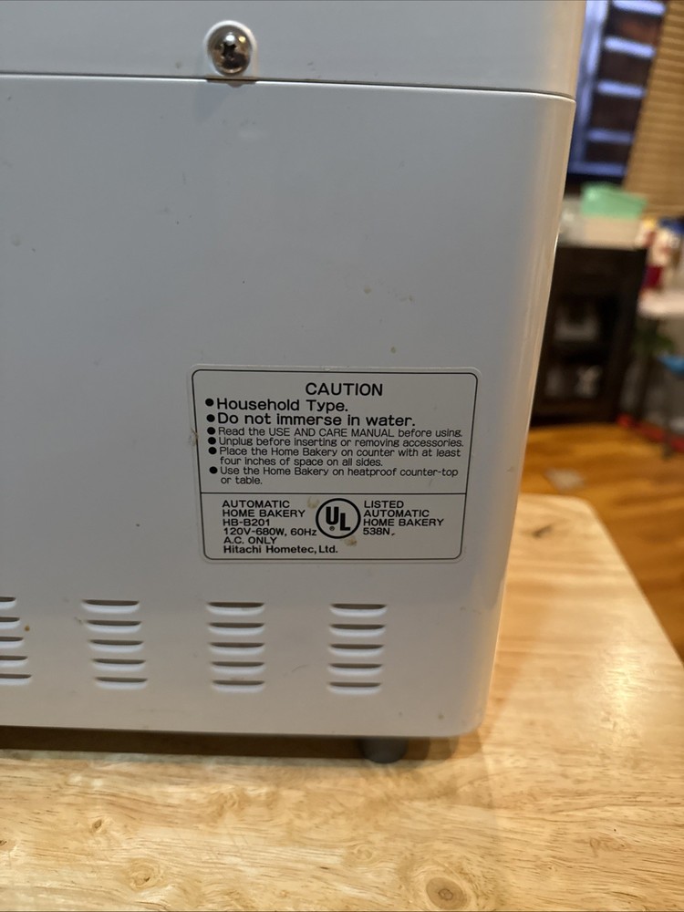 Hitachi Automatic Bread Maker Home Bakery Machine TESTED WORKS