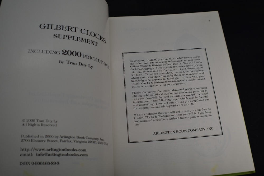 *STATED FIRST* Gilbert Clocks & Supplement *Both are HC!*