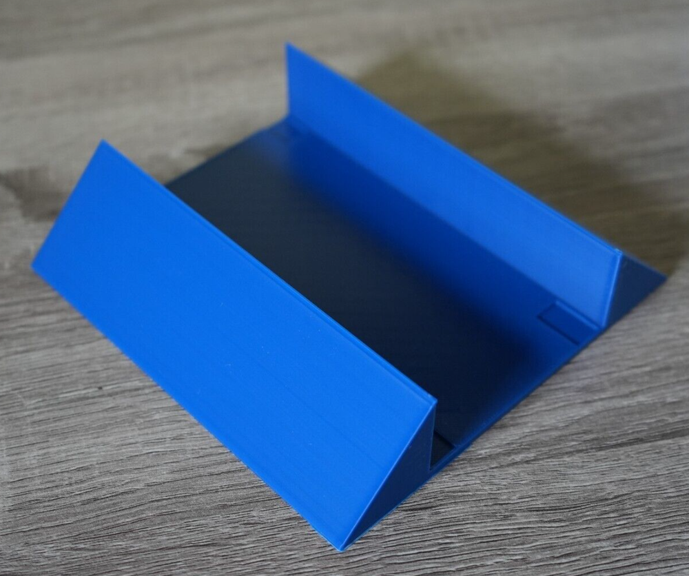 PlayStation 2 PS2 vertical Stand Blue 3d print