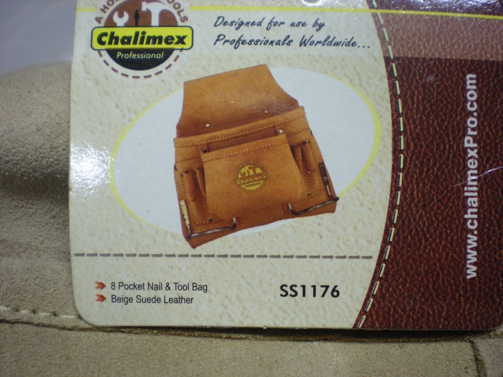 Leather Tool Pouch 8 pocket