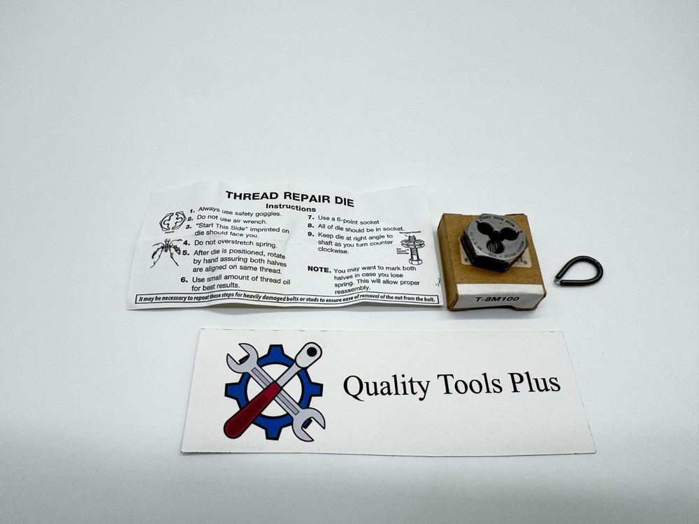 Murray Tools NEW Split Hex Die Thread Chaser M8 X 1.00 USA
