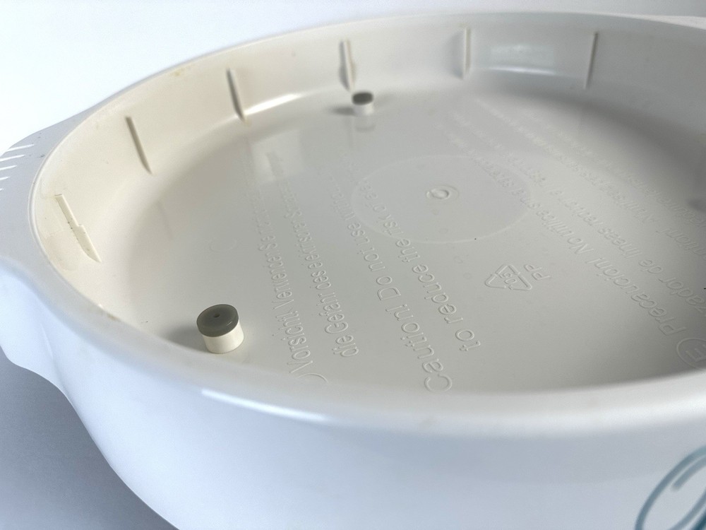 NuWave Pro Plus Oven Replacement Part Bottom Base White Pan Only