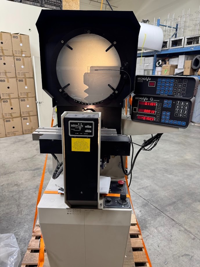 MicroVu Optical Comparator Model S 14A  Micro   Vu  Edge detector