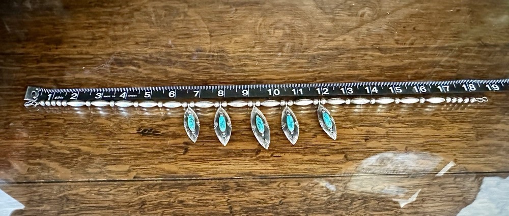 Sterling Turquoise Necklace