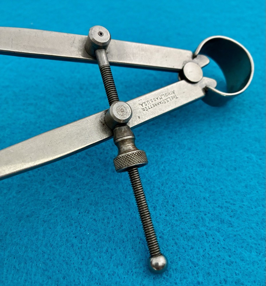 STARRETT SPRING JOINT 6 INCH INSIDE CALIPER MADE IN U.S.A. MY REF #13