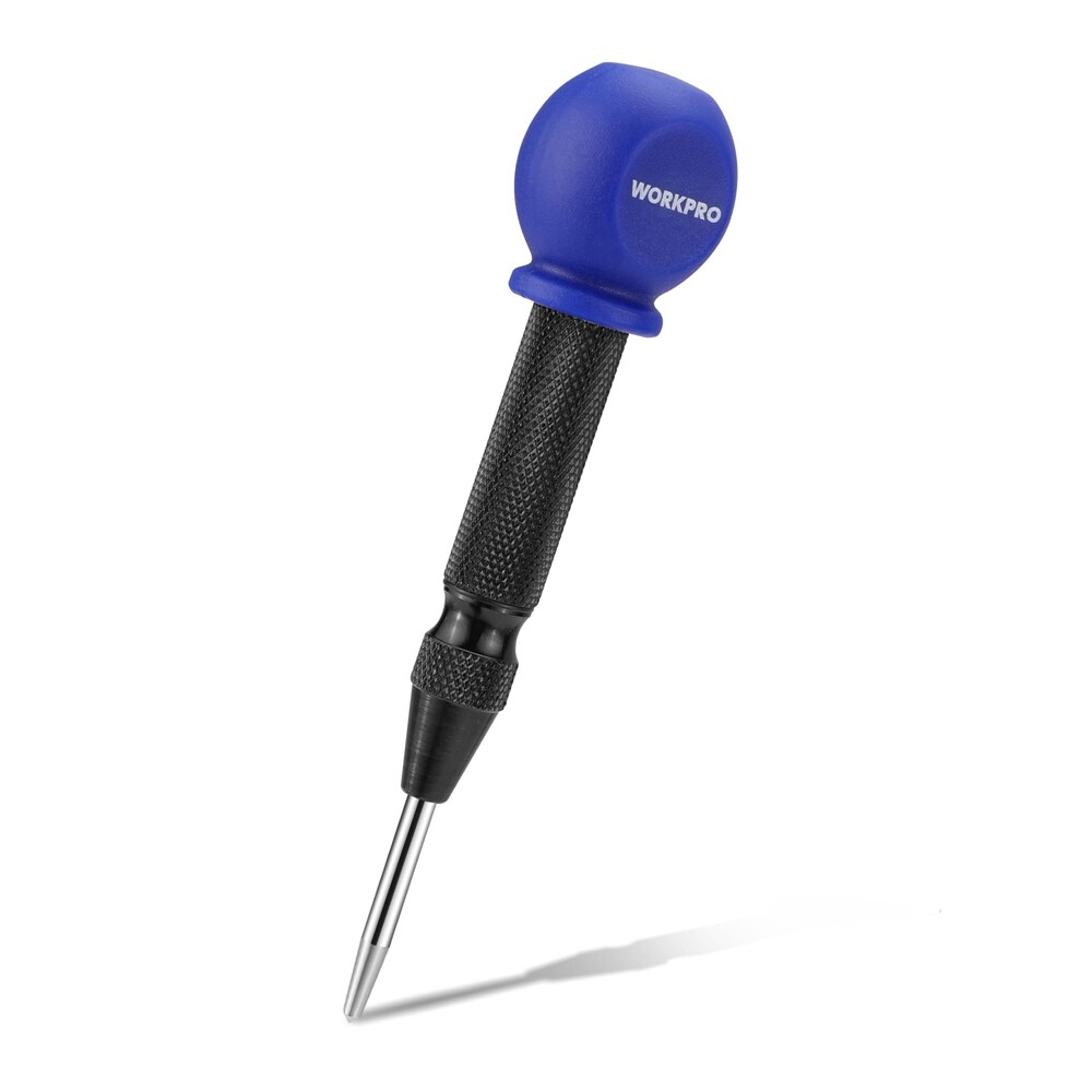 WORKPRO 5" Automatic Center Punch Adjustable Spring Loaded Center Punch forMetal