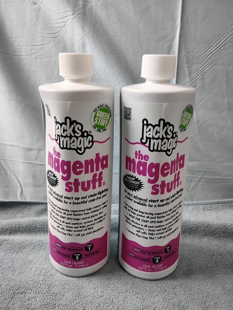 Jack's Magic The Magenta Stuff Size: 32 Ounce (Two Pack) (2)