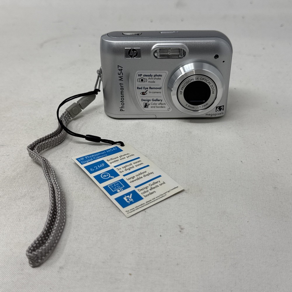 HP Photosmart A445 Digital Camera M547 & Printer Dock A440 Complete Bundle (VB)