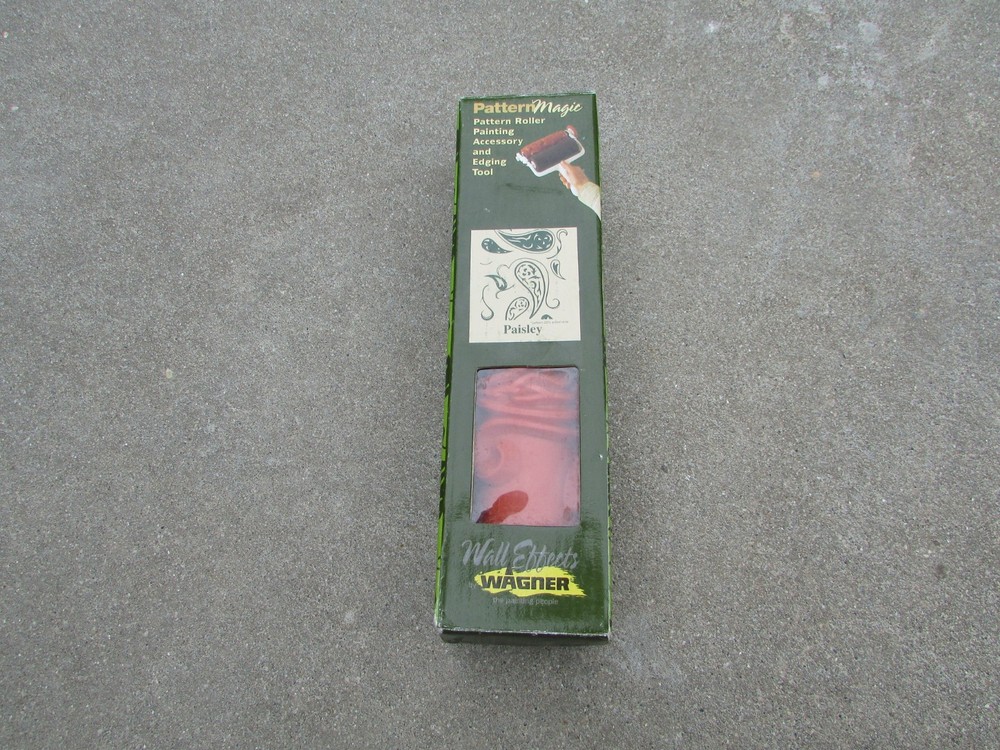NEW Pattern Magic Wagner Wall Effects PAISLEY Design Roller & Edging Tool Paint