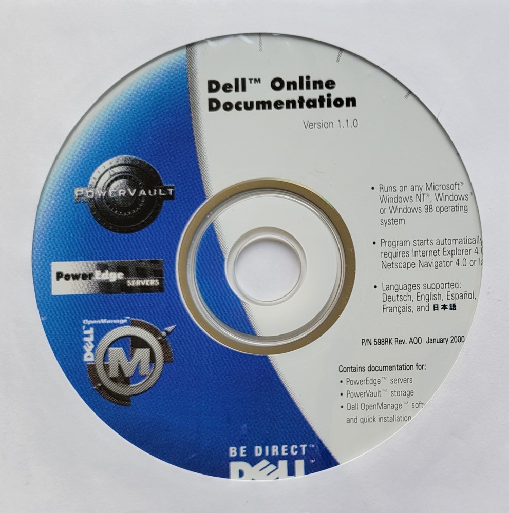 Vintage - Dell Online Documentation Version 1.1.0, 2000