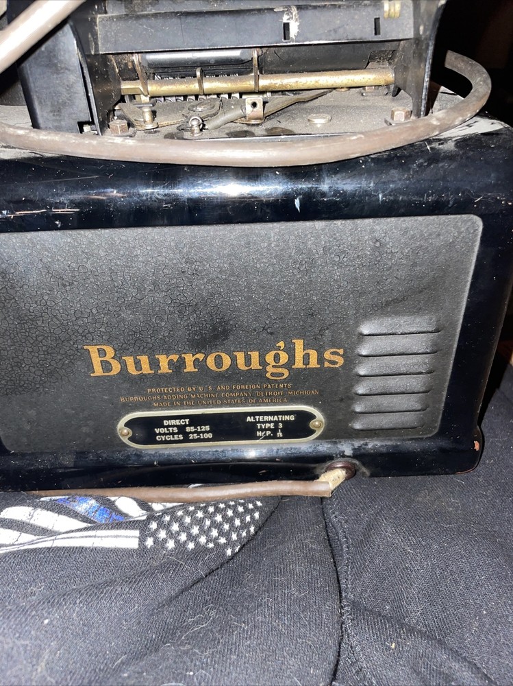 Antique Burroughs Adding Machine 1920s