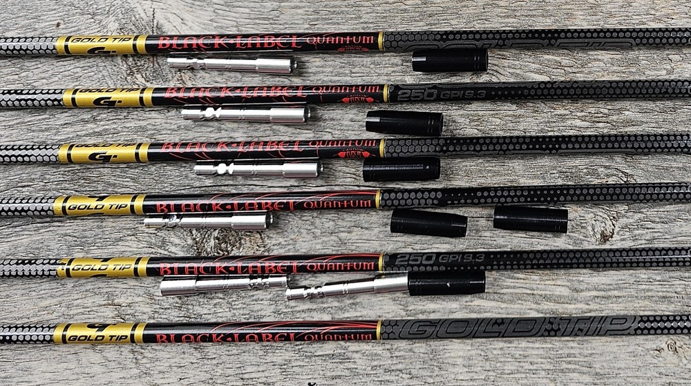 Gold Tip Black Label Quantum 1 Dozen Shafts