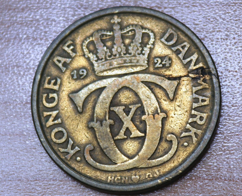 1924 Denmark 1 Krone