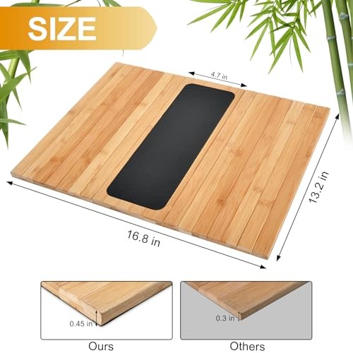 Couch Arm Tray, Sofa Armrest Tray Table, Adjustable and Foldable Couch Natural